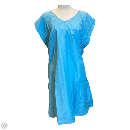 Dress Casual Midi By Chicos In Blue, Size: Xl