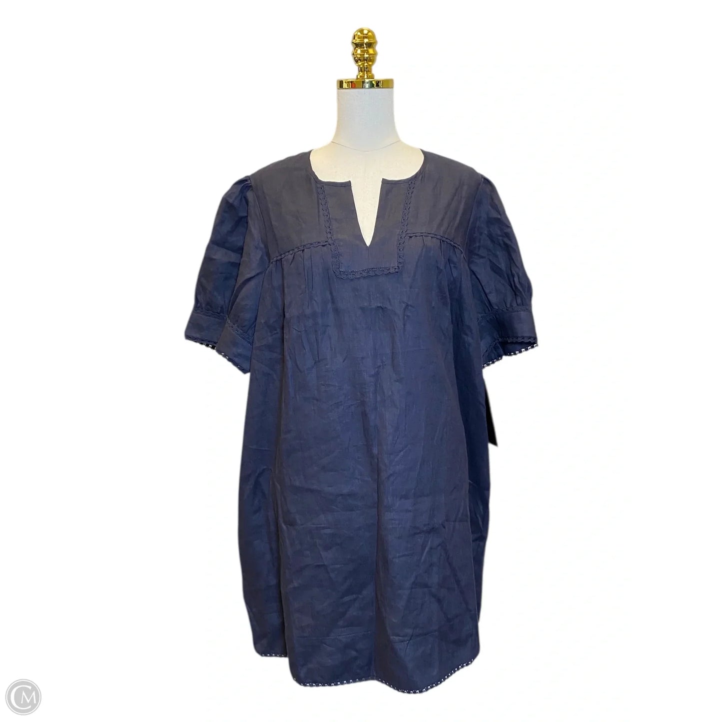 Dress Casual Midi By Tuckernuck In Navy, Size: Xxl