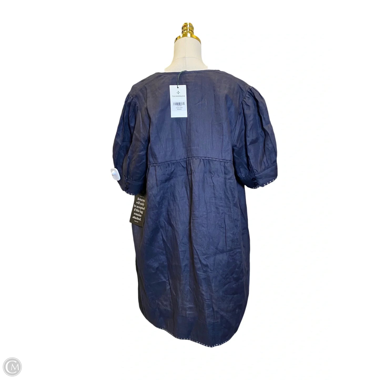 Dress Casual Midi By Tuckernuck In Navy, Size: Xxl