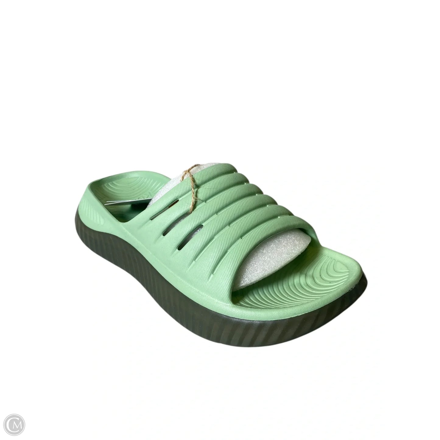 Sandals Flats By Clothes Mentor In Green, Size: 8