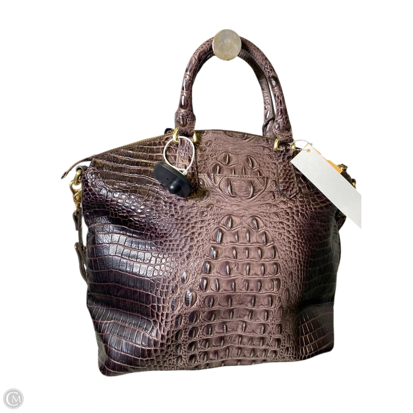 Handbag Designer By Brahmin, Size: Large