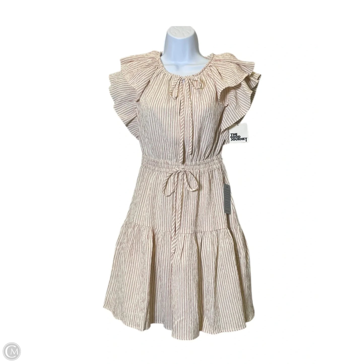 Dress Casual Midi By Clothes Mentor In Striped Pattern, Size: Xs