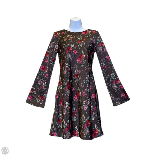 Dress Casual Midi By Gap In Floral Print, Size: Xs