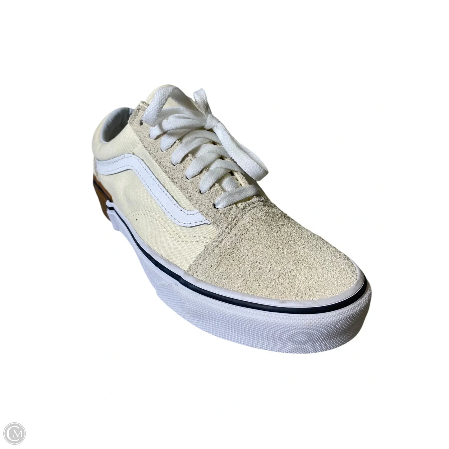 Shoes Sneakers By Vans In Cream, Size: 7