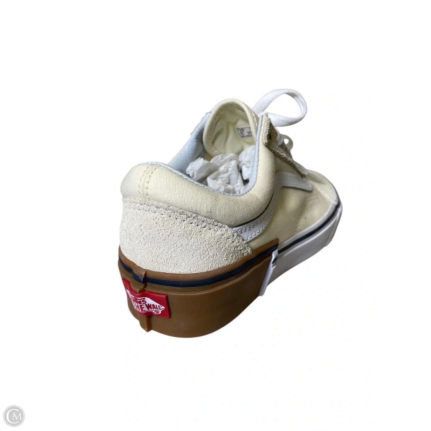 Shoes Sneakers By Vans In Cream, Size: 7