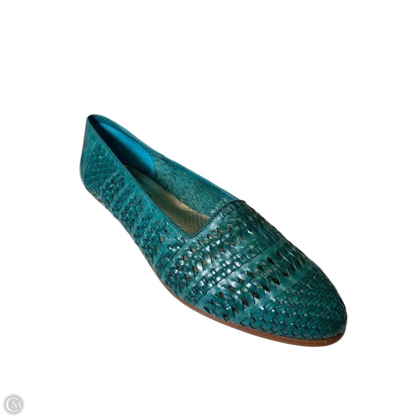 Shoes Flats By Clothes Mentor In Green, Size: 10