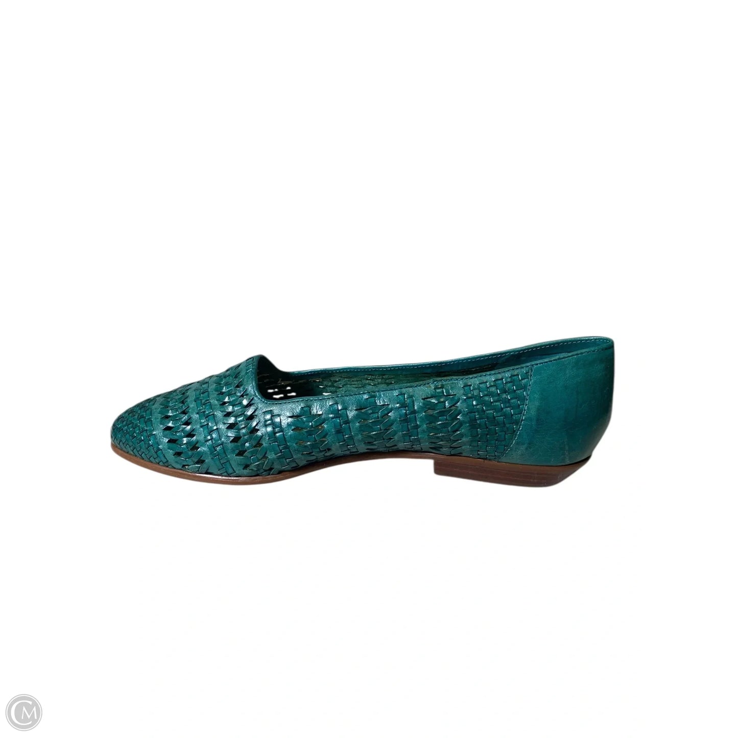 Shoes Flats By Clothes Mentor In Green, Size: 10