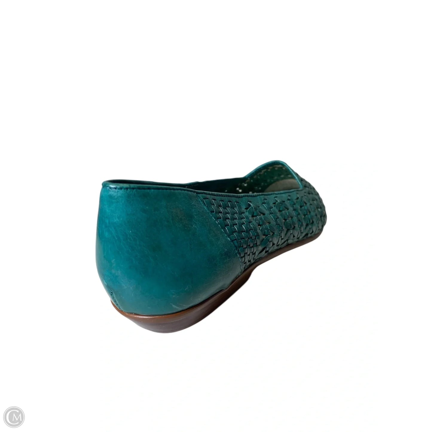 Shoes Flats By Clothes Mentor In Green, Size: 10