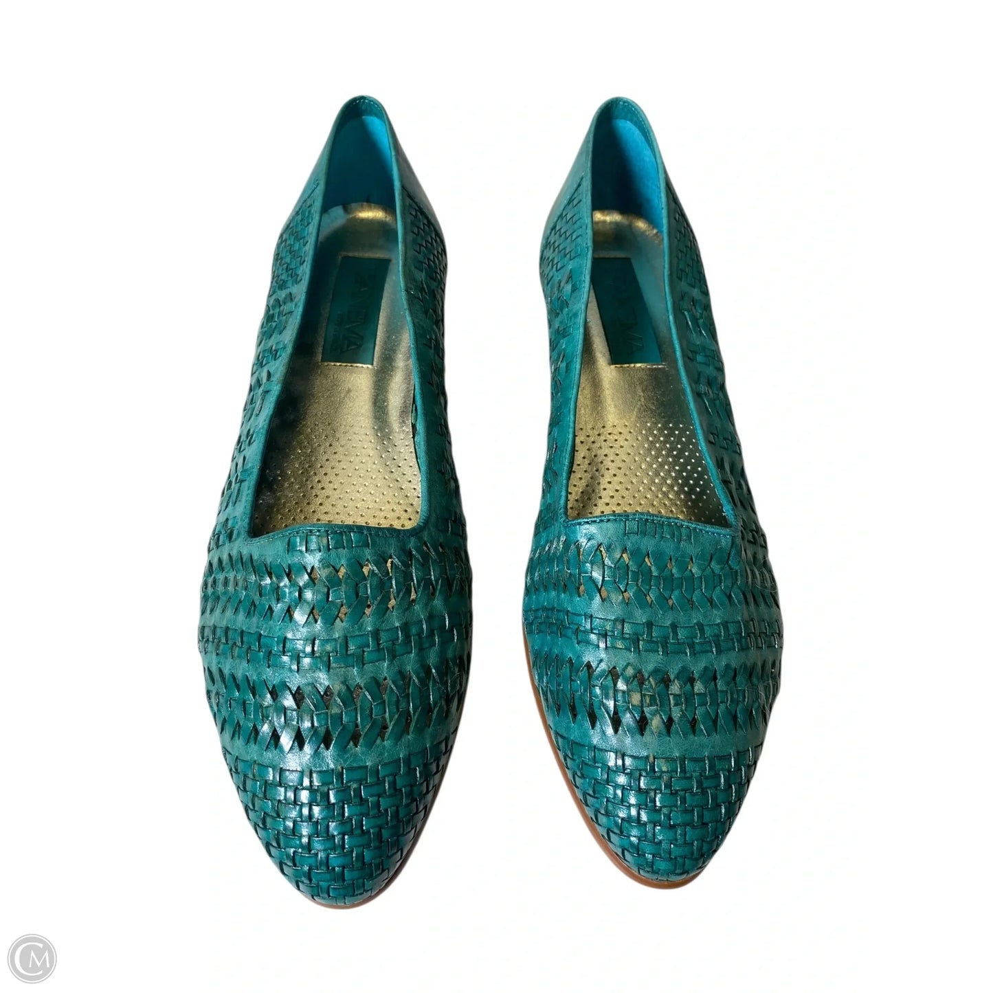 Shoes Flats By Clothes Mentor In Green, Size: 10