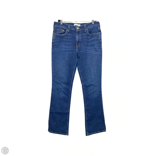 Jeans Boot Cut By Levis In Blue Denim, Size: 12