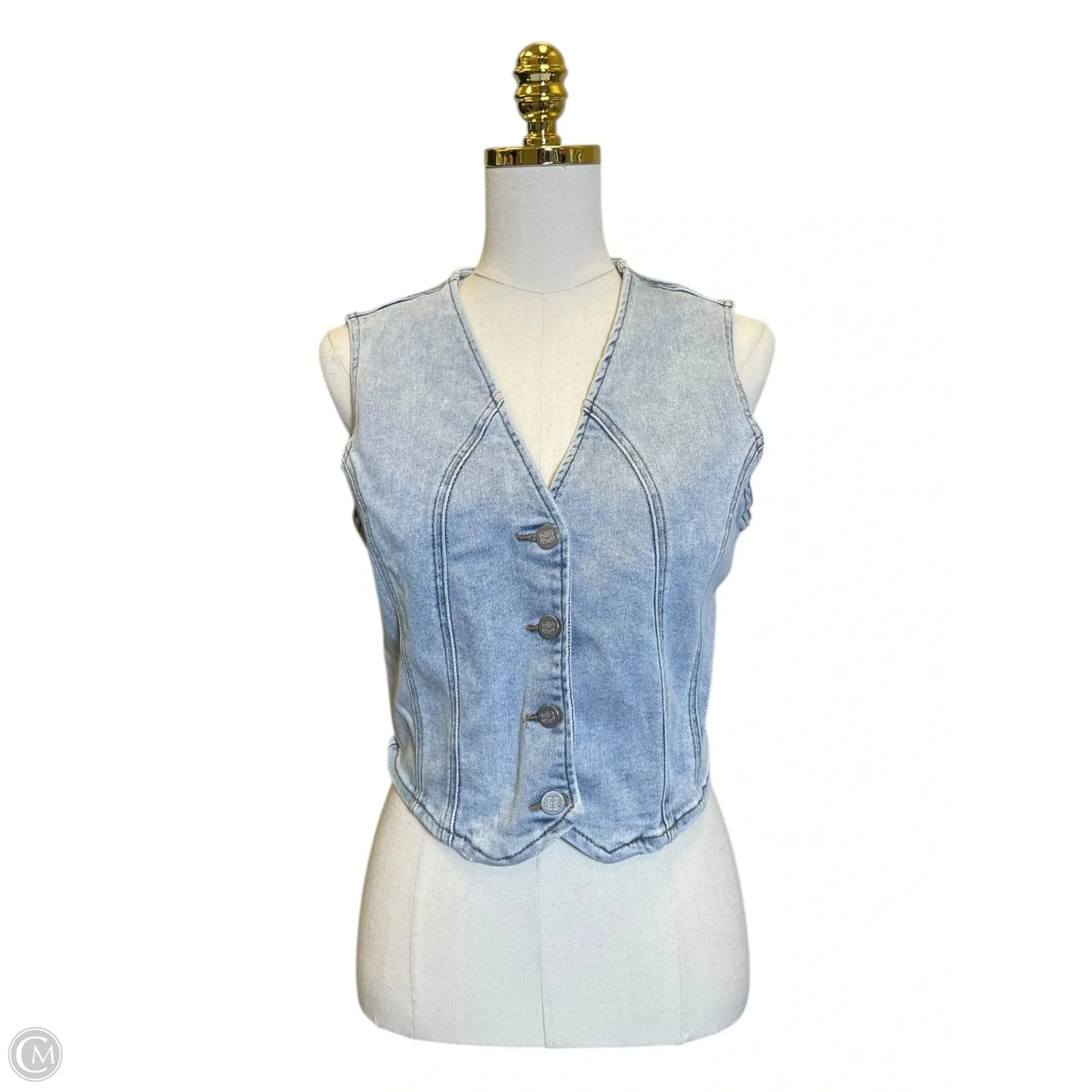 Vest Other By Blakeley In Blue Denim, Size: M