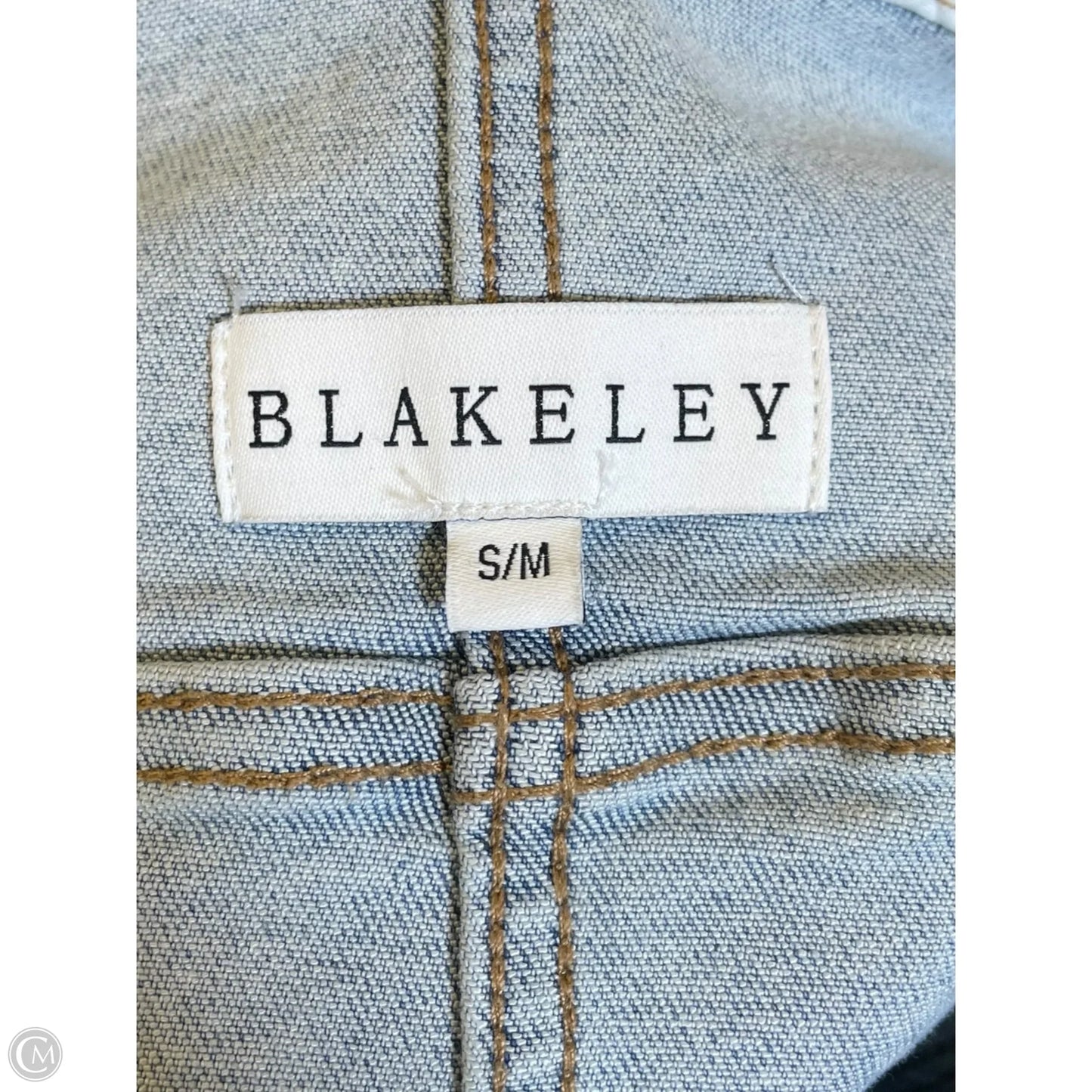 Vest Other By Blakeley In Blue Denim, Size: M
