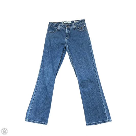 Jeans Boot Cut By Harley Davidson In Blue Denim, Size: 0