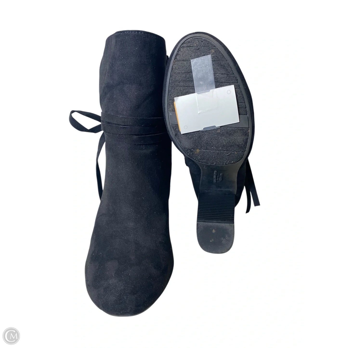 Boots Ankle Heels By Christian Siriano In Black, Size: 9