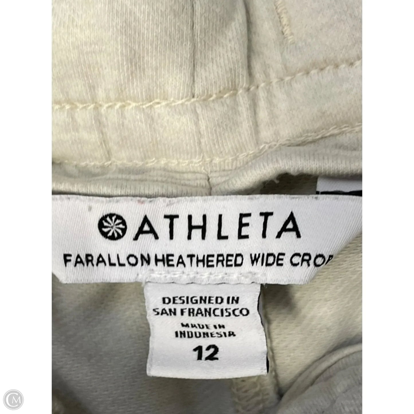 Athletic Pants By Athleta In Cream, Size: 12