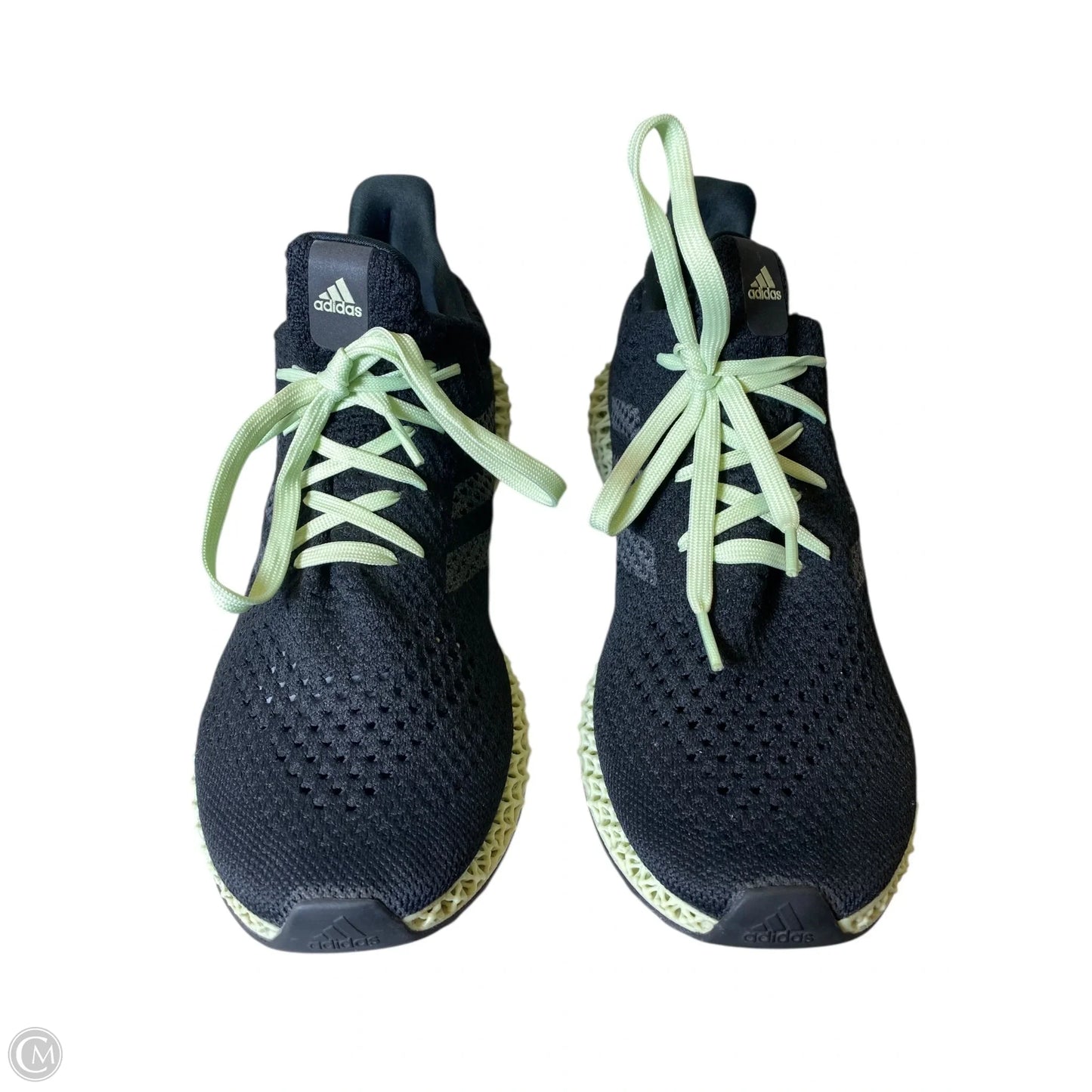 Shoes Athletic By Adidas In Black & Green, Size: 9
