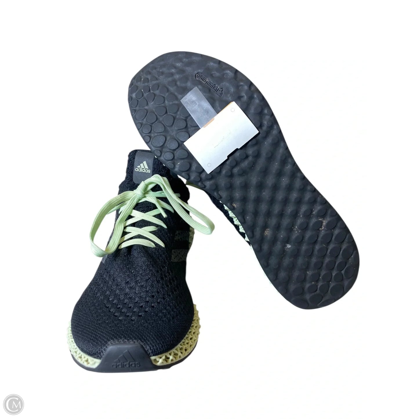 Shoes Athletic By Adidas In Black & Green, Size: 9