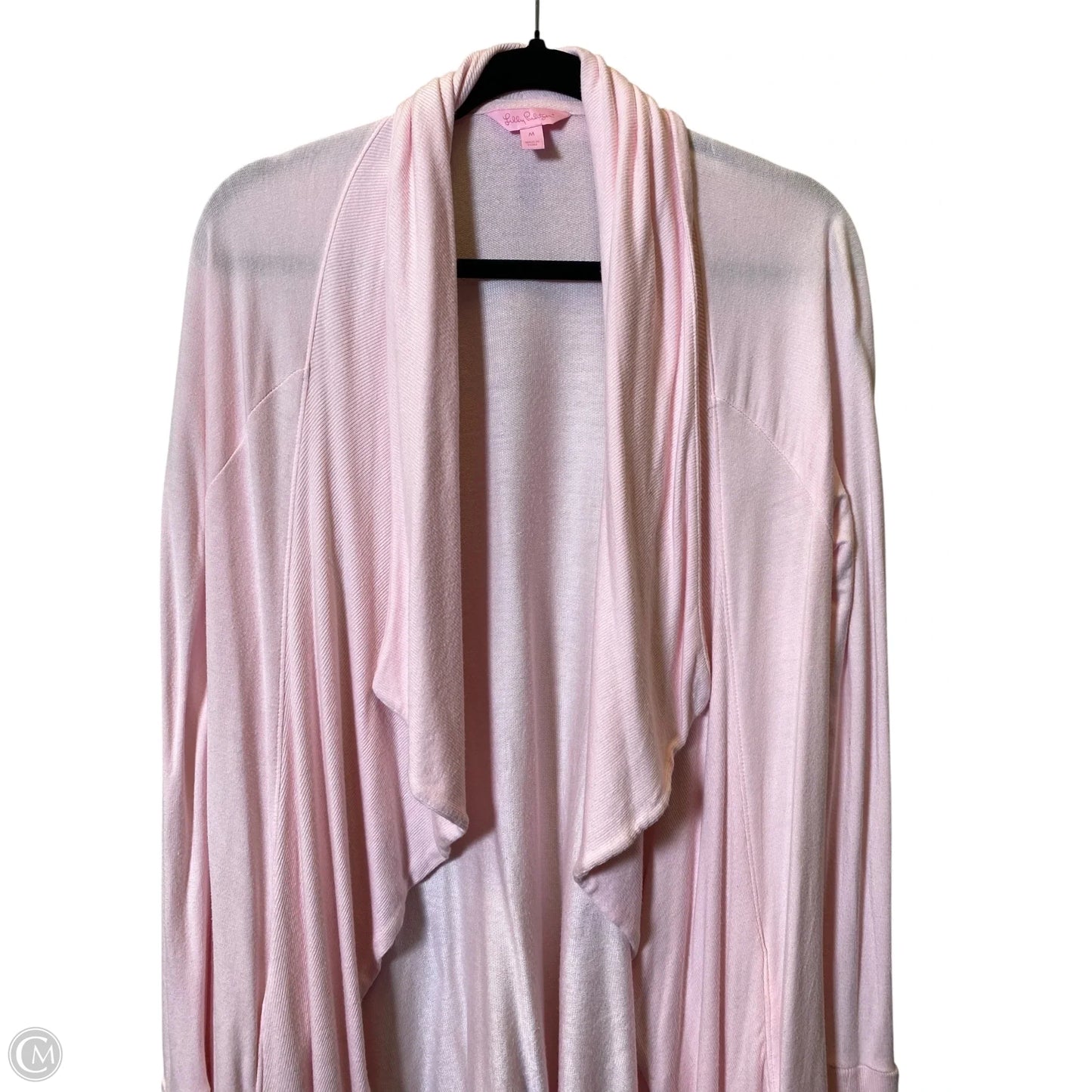 Sweater Cardigan Designer By Lilly Pulitzer In Pink, Size: M