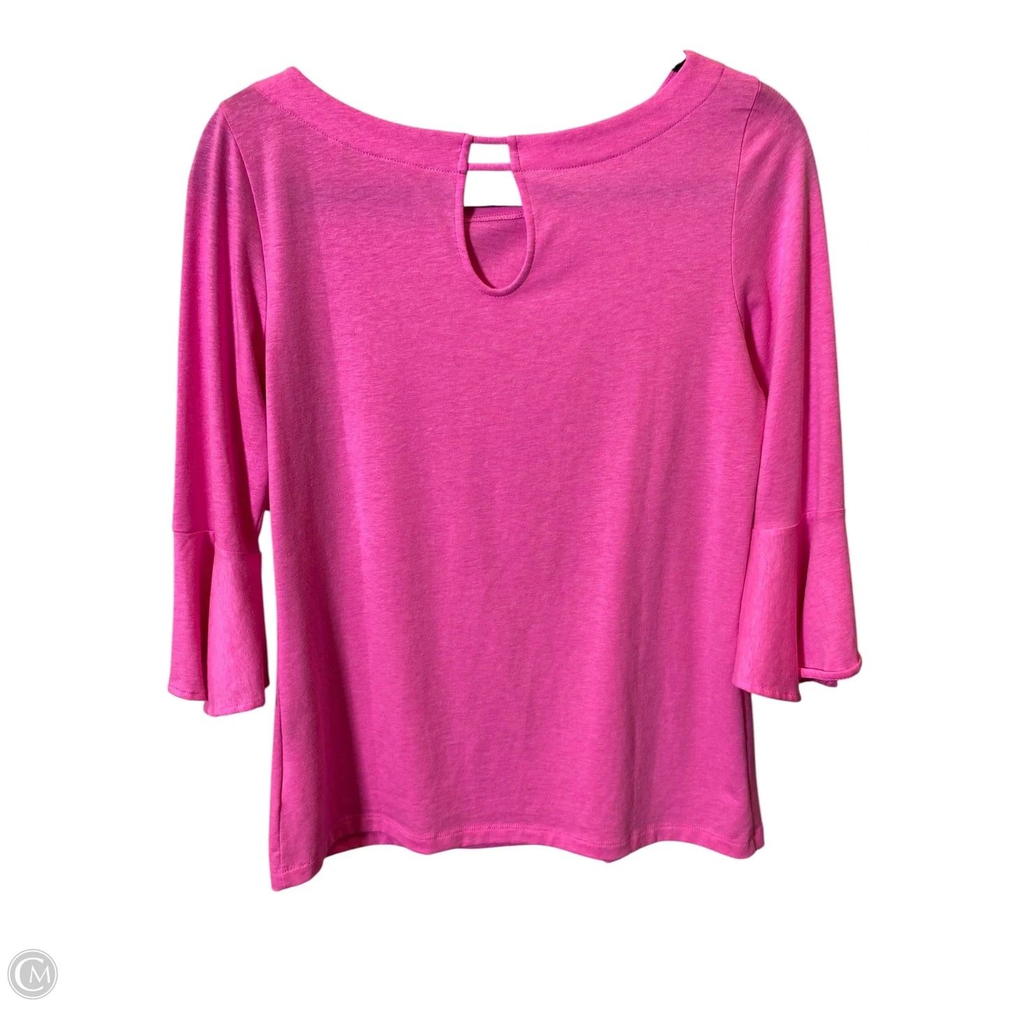 Top 3/4 Sleeve Designer By Lilly Pulitzer In Pink, Size: S