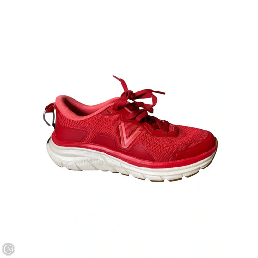 Shoes Athletic By Vionic In Red, Size: 7