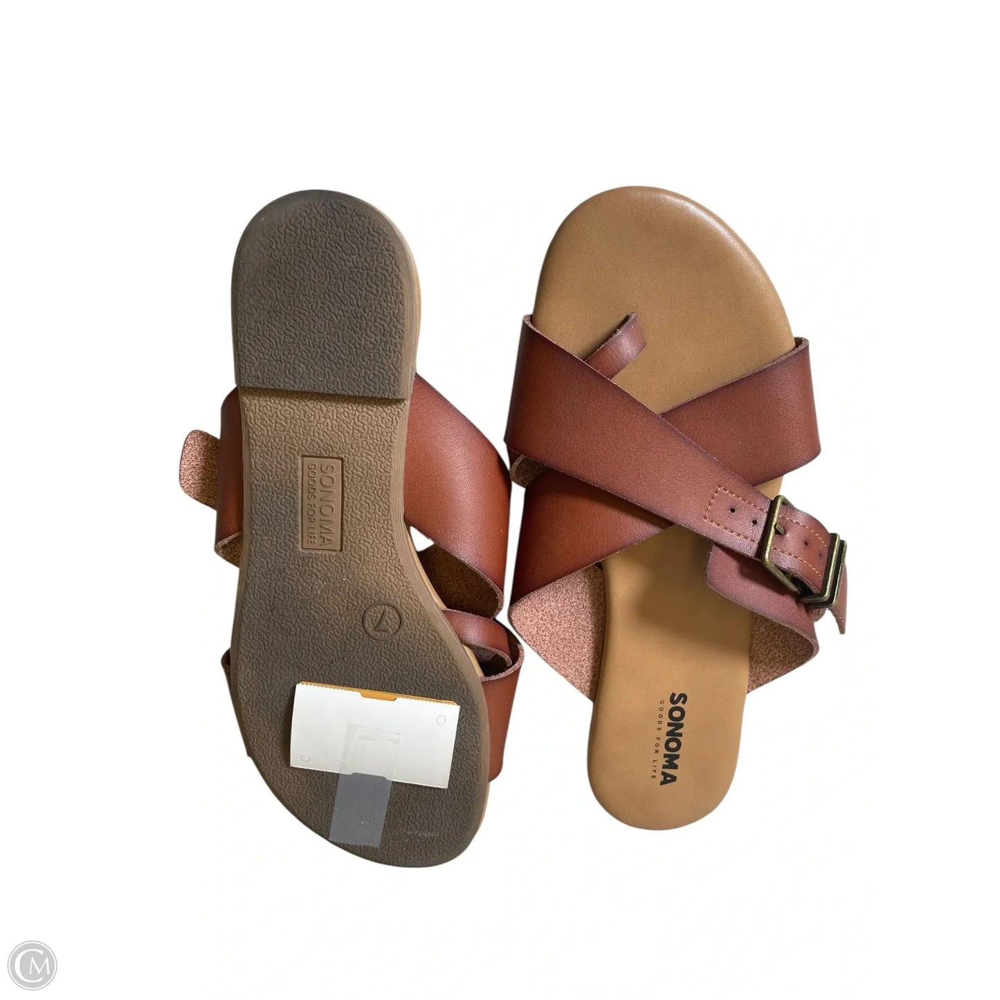 Sandals Flats By Sonoma In Brown, Size: 7