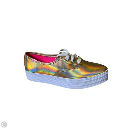 Shoes Sneakers Platform By Keds In Gold, Size: 8