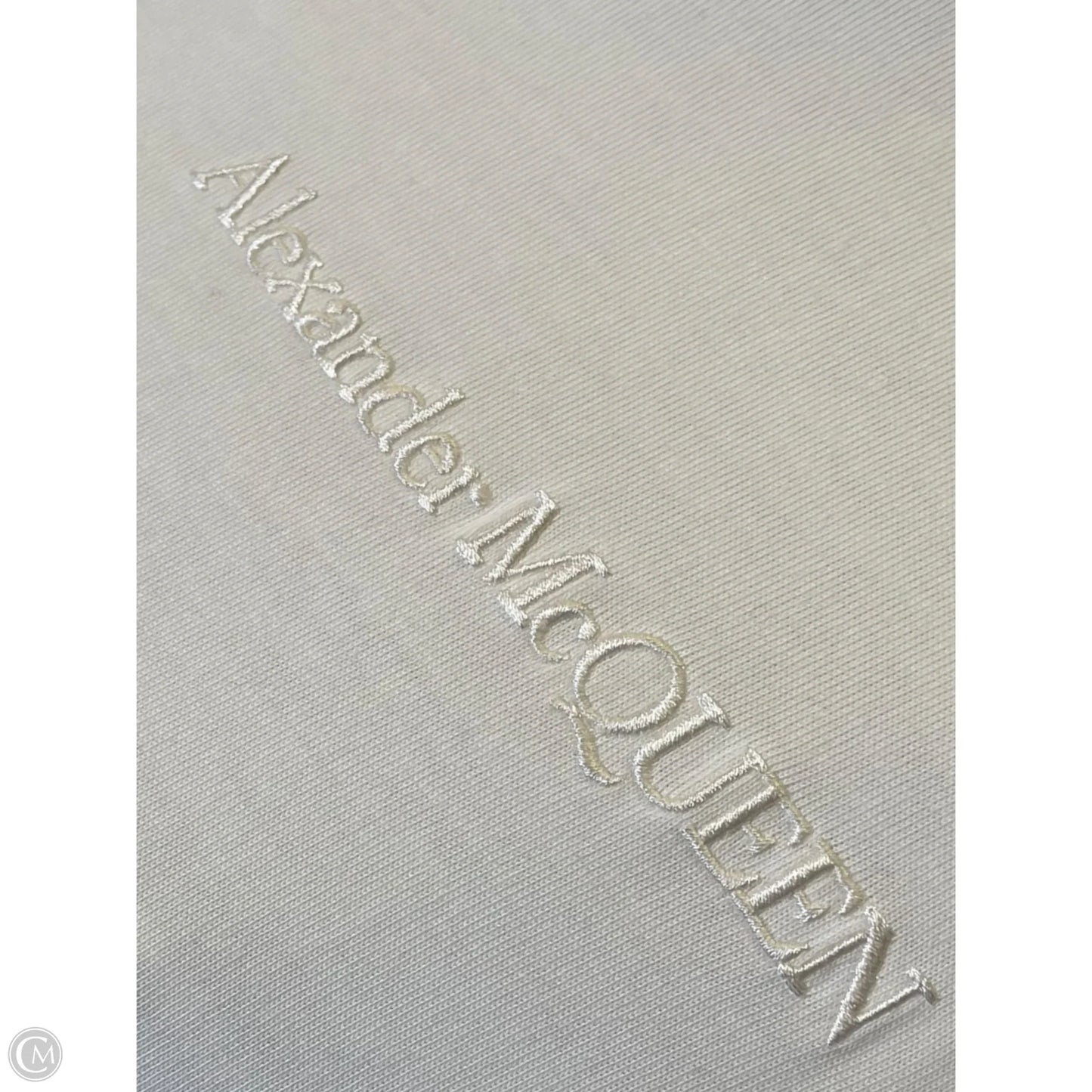 Dress Luxury Designer By Alexander Mcqueen In White, Size: L