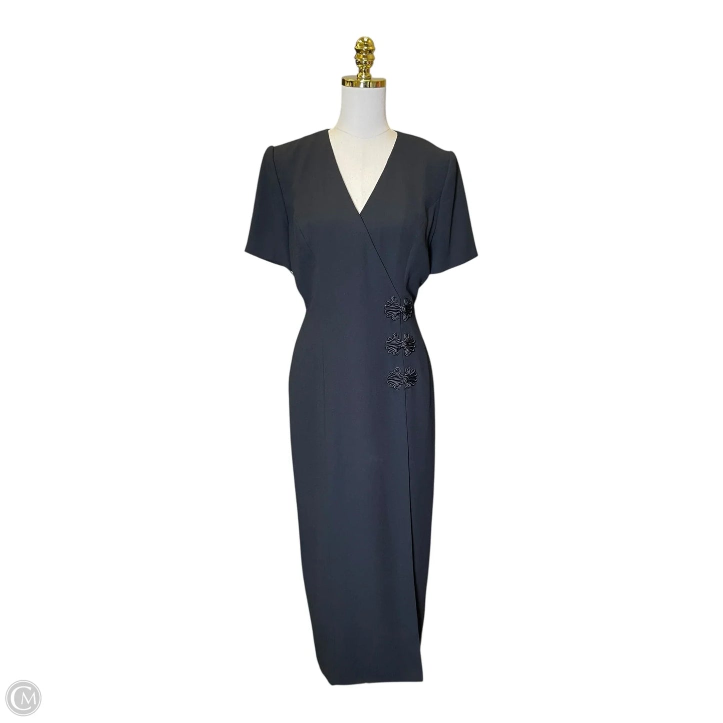 Dress Casual Maxi By Maggy London In Black, Size: 8