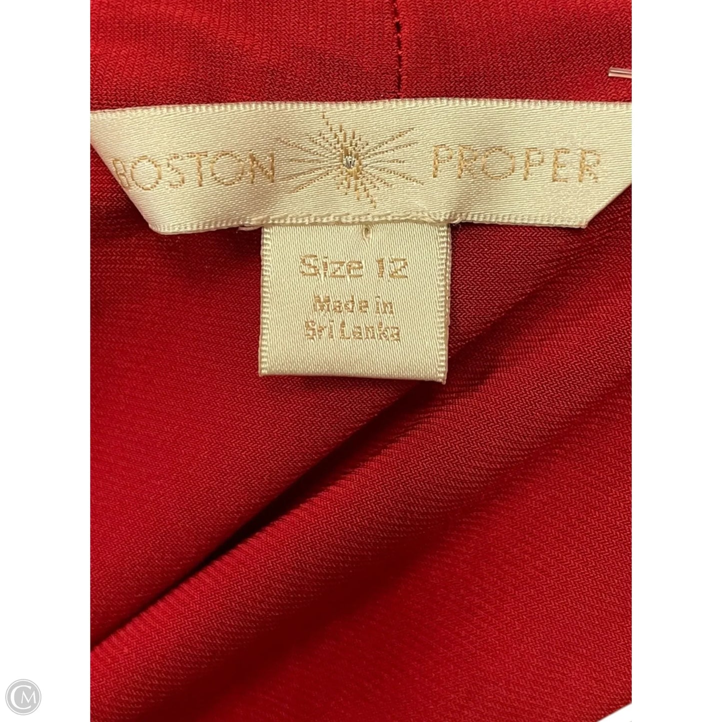 Dress Casual Maxi By Boston Proper In Red, Size: 12
