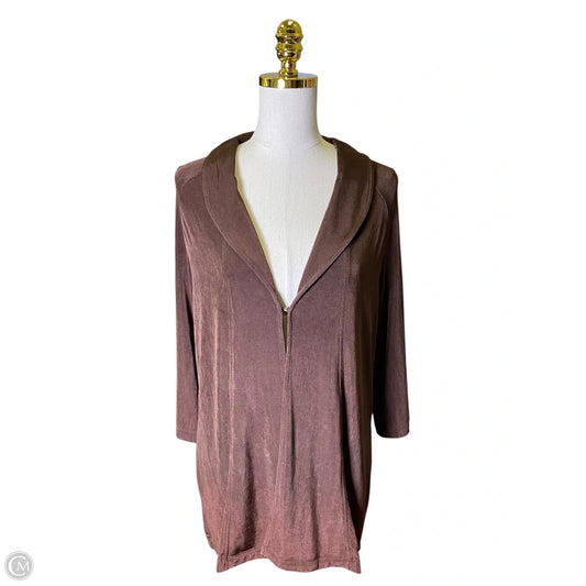 Cardigan By Chicos In Brown, Size: Xl