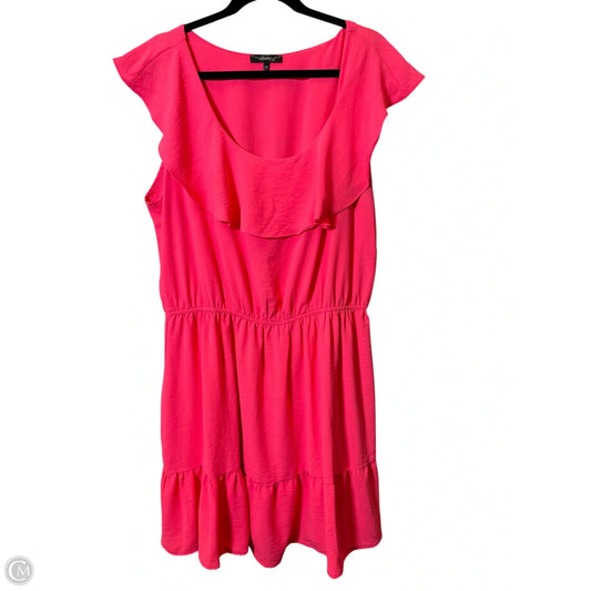 Dress Casual Midi By Andree By Unit In Pink, Size: 2x