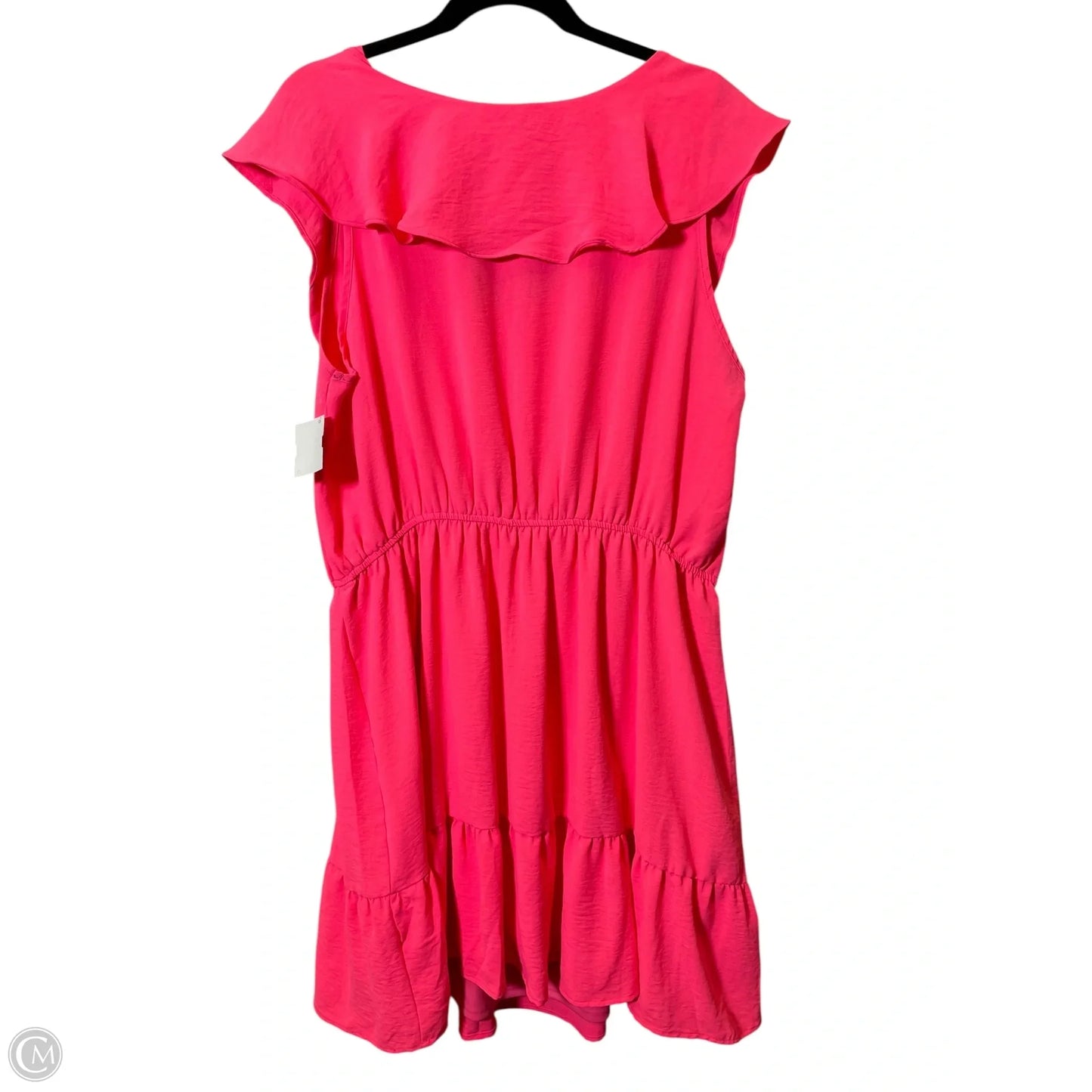 Dress Casual Midi By Andree By Unit In Pink, Size: 2x