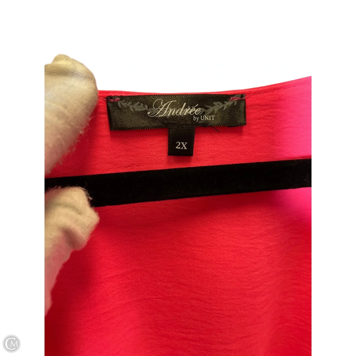 Dress Casual Midi By Andree By Unit In Pink, Size: 2x