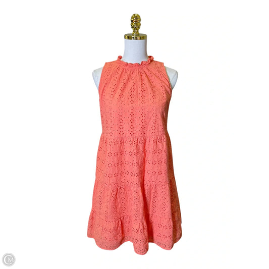 Dress Casual Midi By Loft In Coral, Size: S