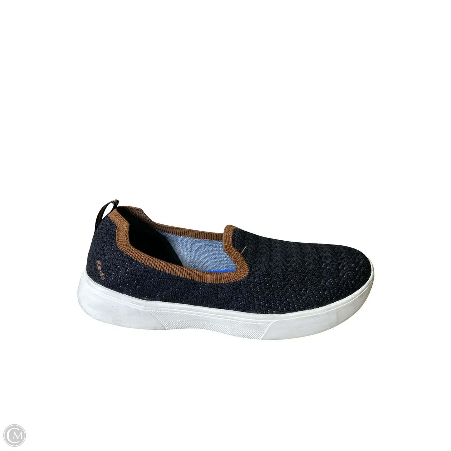 Shoes Flats By Keds In Black & Brown, Size: 10
