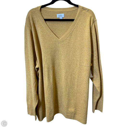 Sweater By Croft And Barrow In Yellow, Size: 3x