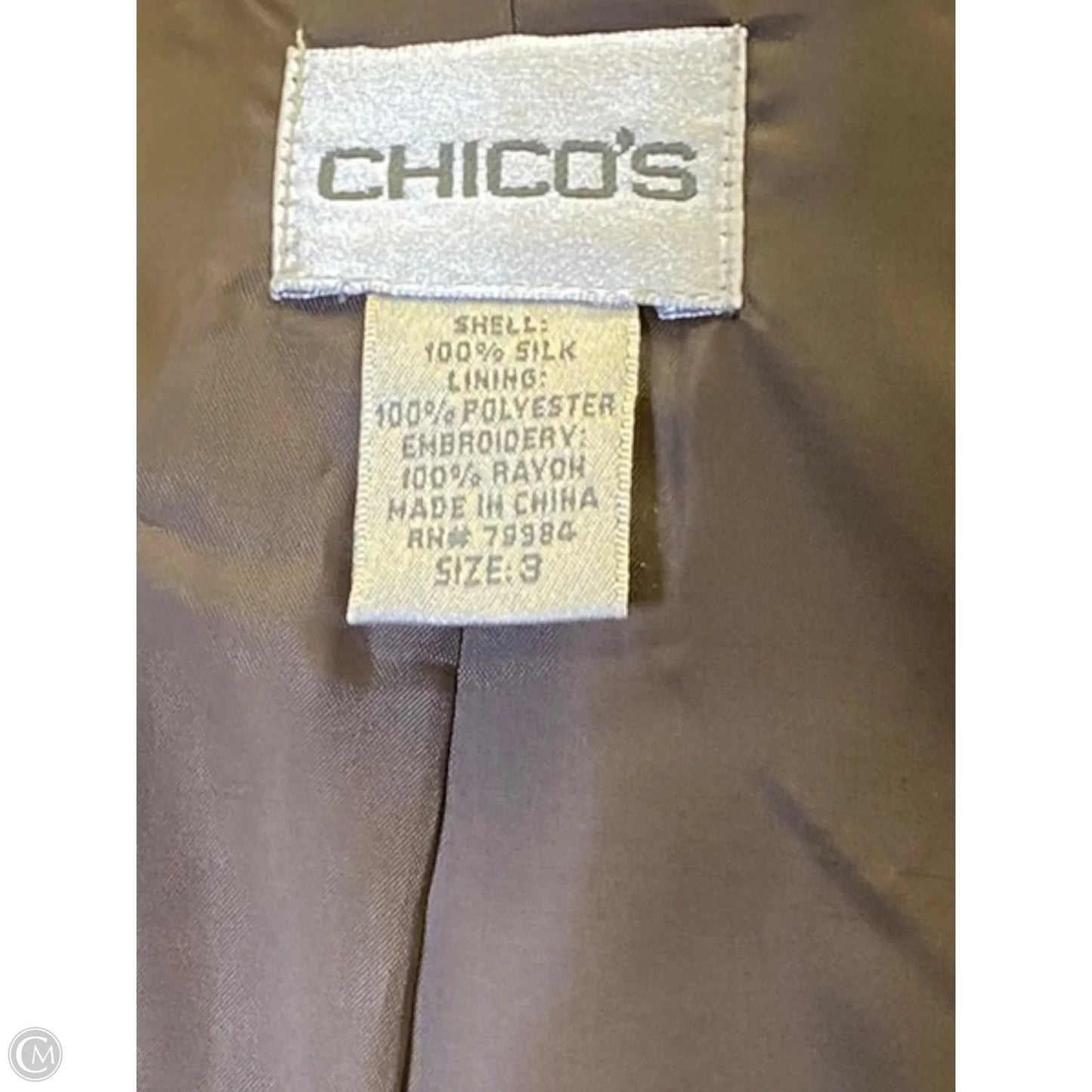 Jacket Other By Chicos In Orange, Size: Xl