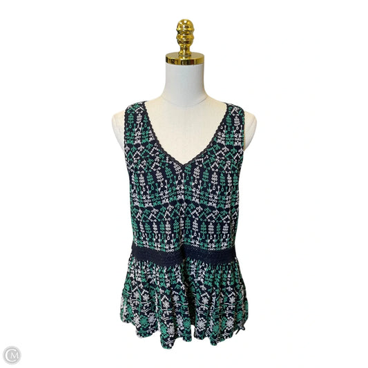 Top Sleeveless By Maeve In Multi-colored, Size: S