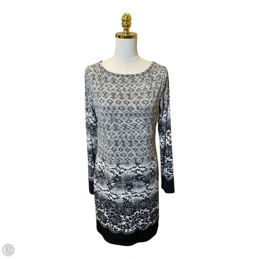 Dress Designer By Michael Kors In Snakeskin Print, Size: M