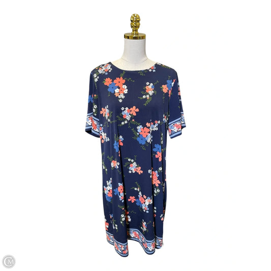 Dress Designer By Michael Kors In Floral Print, Size: 1x
