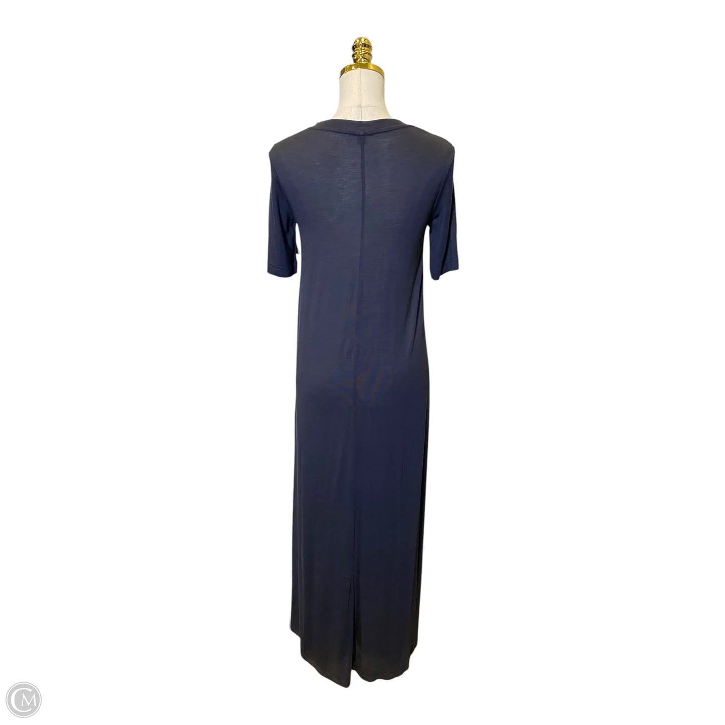 Dress Casual Maxi By Cos In Navy, Size: Xs