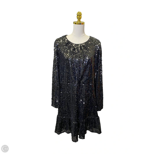 Dress Party Midi By Simply Vera In Black, Size: Xl
