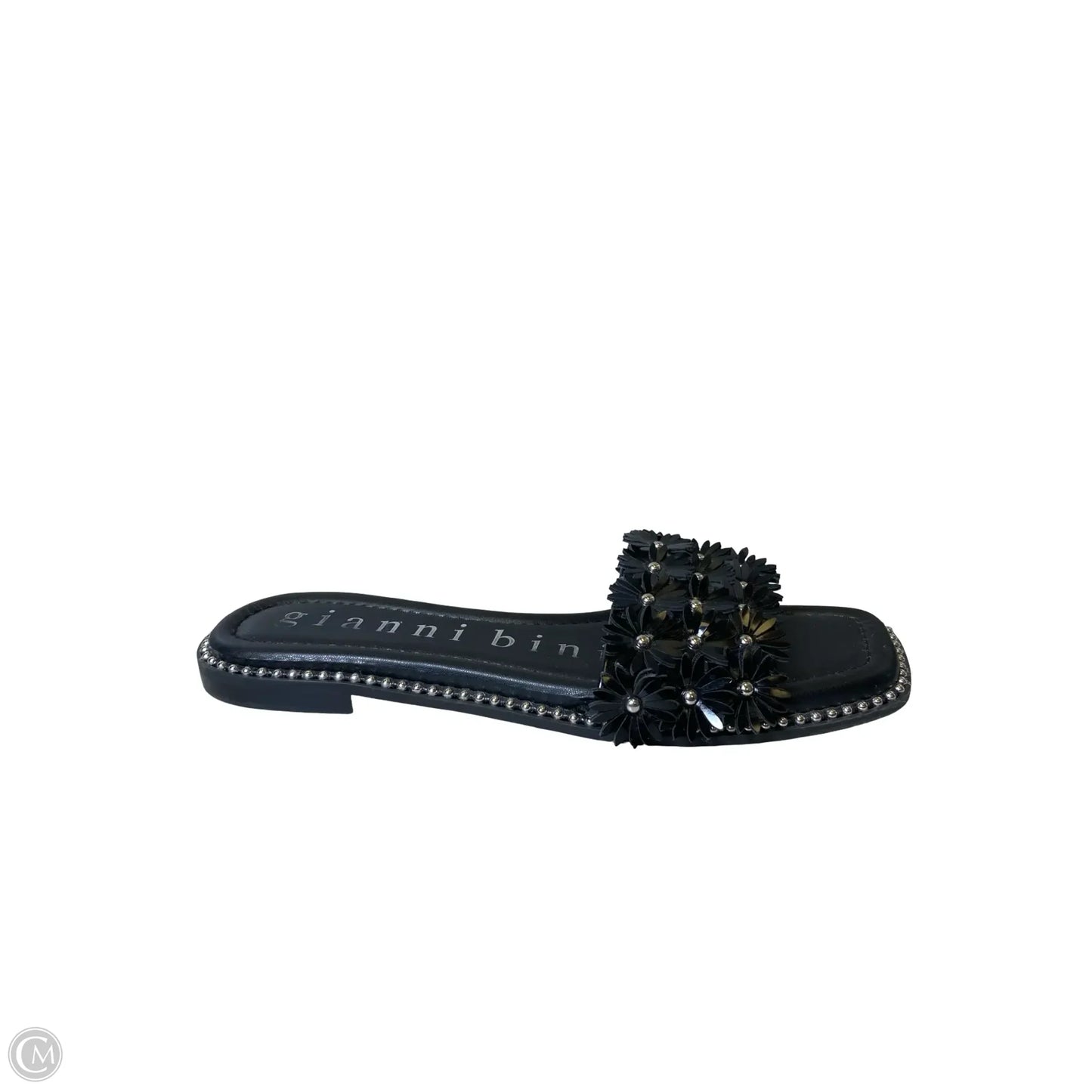 Sandals Flats By Gianni Bini In Black, Size: 8