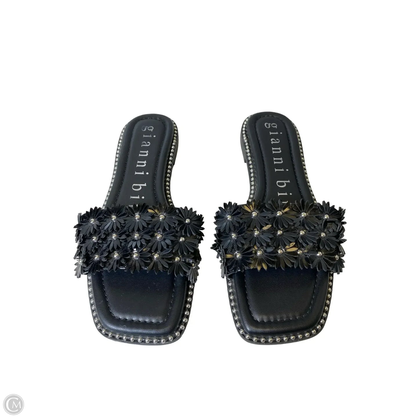 Sandals Flats By Gianni Bini In Black, Size: 8