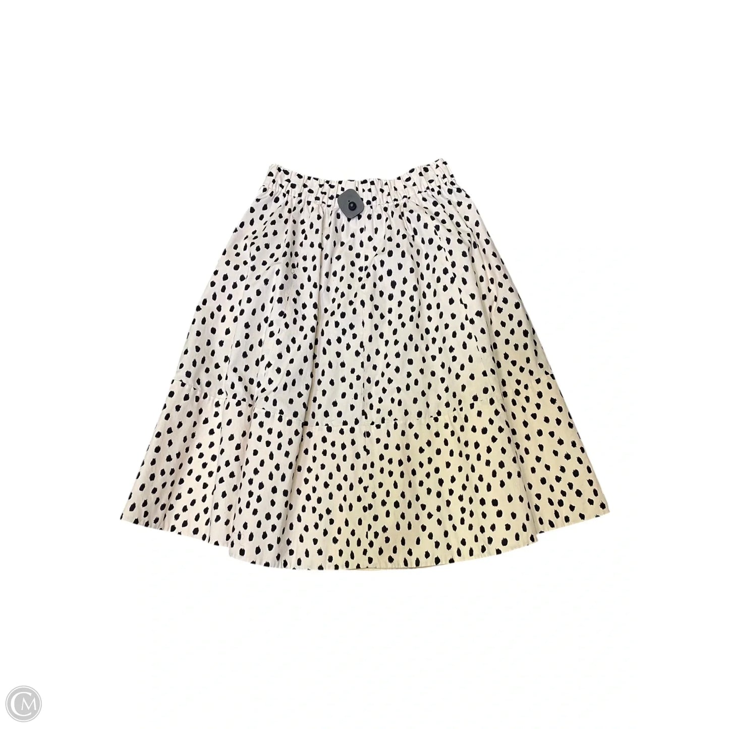 Skirt Designer By Kate Spade In Black & Cream, Size: 6