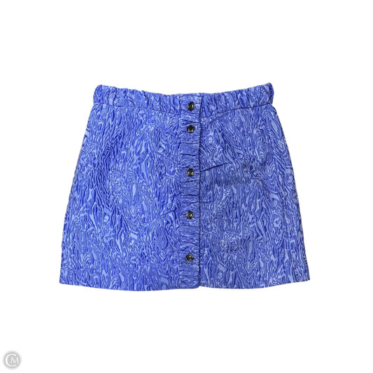 Skirt Maxi By Ganni In Blue, Size: 1x