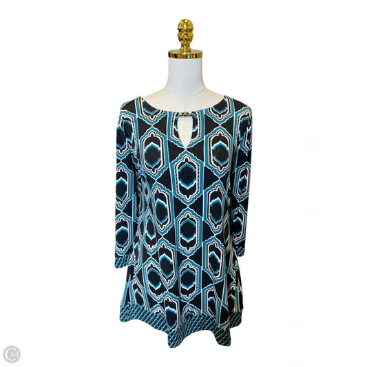 Top 3/4 Sleeve By White House Black Market In Multi-colored, Size: L