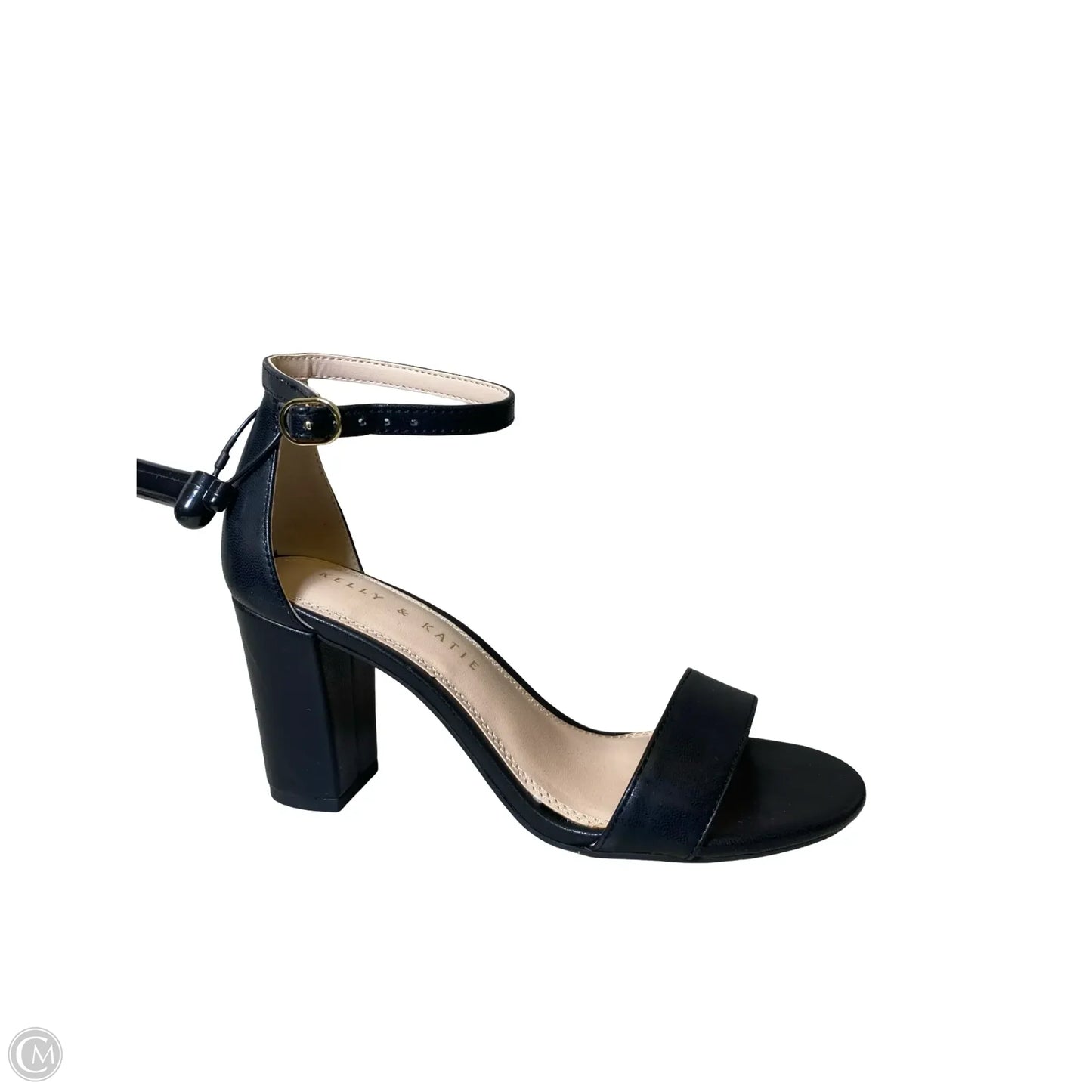 Shoes Heels Block By Kelly And Katie In Black, Size: 6.5