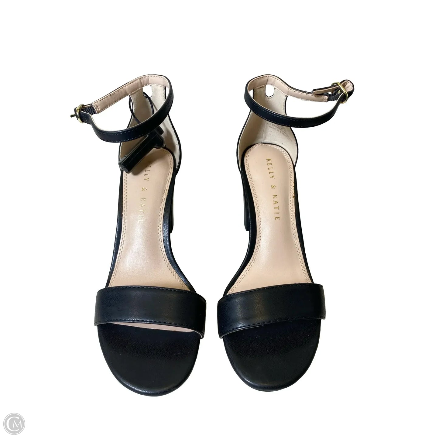 Shoes Heels Block By Kelly And Katie In Black, Size: 6.5