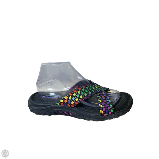 Sandals Flats By Skechers In Multi-colored, Size: 9